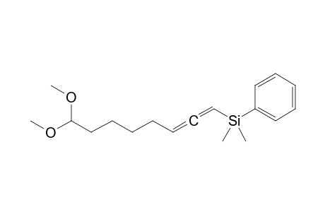 1-Dimethylphenylsilyl-8,8-dimethoxyocta-1,2-diene