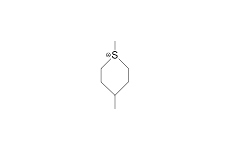 cis-1,4-Dimethyl-thianium cation