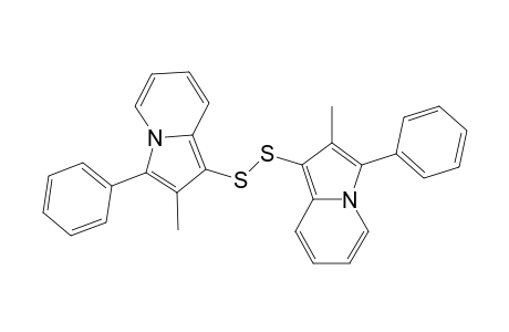 Bis(2-methyl-3-phenylindolizin-1-yl) Disulfide