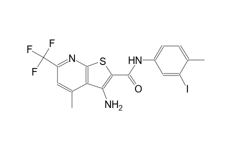 3-Amino-N-(3-iodo-4-methyl-phenyl)-4-methyl-6-(trifluoromethyl)thieno[2,3-b]pyridine-2-carboxamide