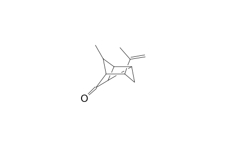 4-Isopropenyl-7-methyltricyclo(3.2.1.0)octan-6-one