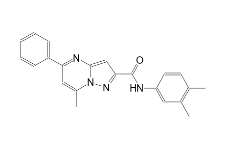 N-(3,4-dimethylphenyl)-7-methyl-5-phenylpyrazolo[1,5-a]pyrimidine-2-carboxamide