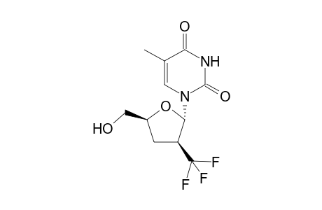 .alpha.,D-(2'S)-2',3'-dideoxy-2'-trifluoromethylthymidine