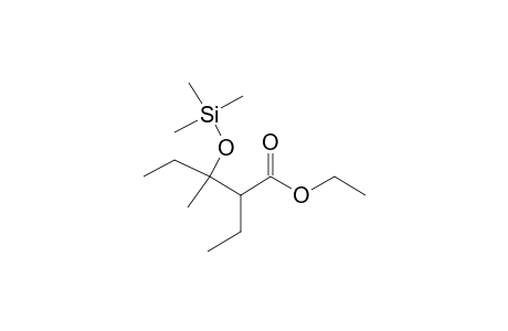 Ethyl 2-ethyl-3-methyl-3-[(trimethylsilyl)oxy]pentanoate
