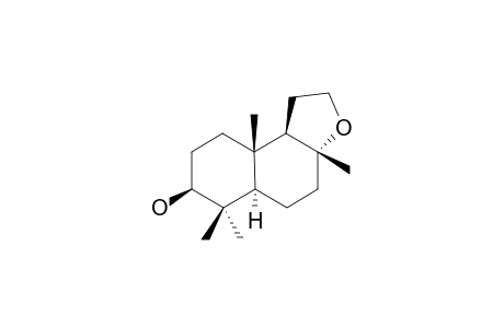 3-BETA-HYDROXYAMBrOXIDE;7-BETA-HYDROXYPERHYDRO-3A,6,6,9A-TETRAMETHYLNAPHTO-[2,1B]-FURAN