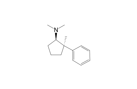trans-1-(N,N-Dimethylamino)2-methyl-2-phenylcyclopentane