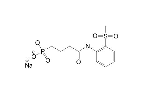 SODIUM-HYDROGEN-3-[2-(METHYLSULFONYL)-PHENYLCARBAMOYL]-PROPYLPHOSPONATE