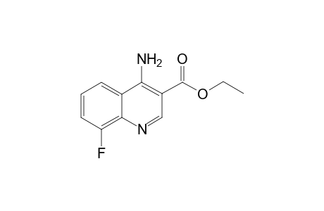 3-Quinolinecarboxylic acid, 4-amino-8-fluoro-, ethyl ester
