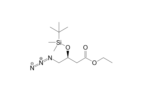 (3S)-4-azido-3-[tert-butyl(dimethyl)silyl]oxy-butyric acid ethyl ester