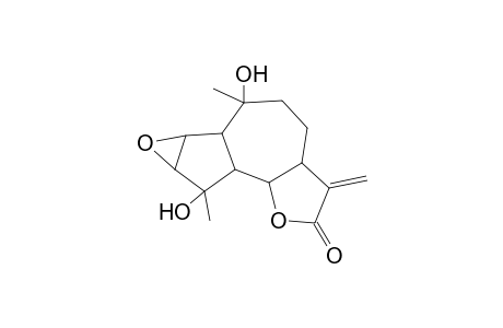 6,8-Dihydroxy-6,8-dimethyl-3-methylenedecahydrooxireno[2',3':1,2]azuleno[4,5-b]furan-2(3H)-one