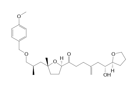 (2R,5R,2'R,6''R,2'''S)-5-(6''-Hydroxy-4''-methylene-1''-oxo)-6''-tetrahydrofuran-2'''-yl-2-(4-methoxybenzyloxy)-2'-methylpropyl)-2-methyltetrahydrofuran