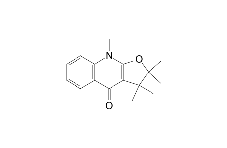 Furo[2,3-b]quinolin-4(2H)-one, 3,9-dihydro-2,2,3,3,9-pentamethyl-
