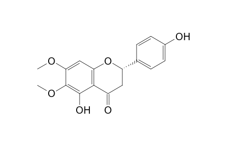 (2S)-2-(4-hydroxyphenyl)-6,7-dimethoxy-5-oxidanyl-2,3-dihydrochromen-4-one