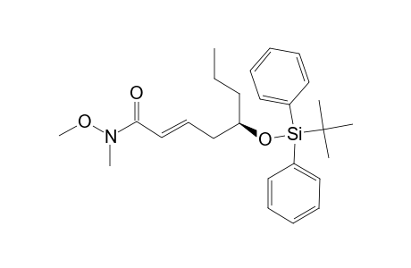 (R,E)-5-(TERT.-BUTYLDIPHENYLSILYLOXY)-N-METHOXY-N-METHYLOCT-2-ENAMIDE