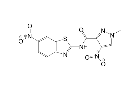 1-methyl-4-nitro-N-(6-nitro-1,3-benzothiazol-2-yl)-1H-pyrazole-3-carboxamide