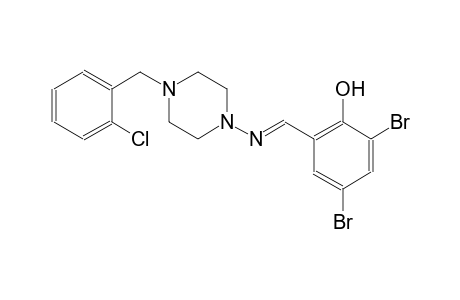 phenol, 2,4-dibromo-6-[(E)-[[4-[(2-chlorophenyl)methyl]-1-piperazinyl]imino]methyl]-