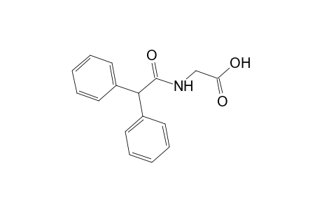 2-(2,2-diphenylethanoylamino)ethanoic acid