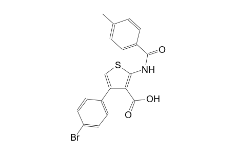 4-(4-bromophenyl)-2-[(4-methylbenzoyl)amino]-3-thiophenecarboxylic acid