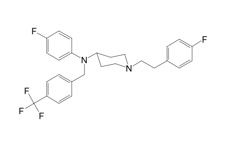 N-4-Fluorophenyl-1-[2-(4-fluorophenyl)ethyl]-N-([4-(trifluoromethyl)phenyl]methyl)piperidin-4-amine