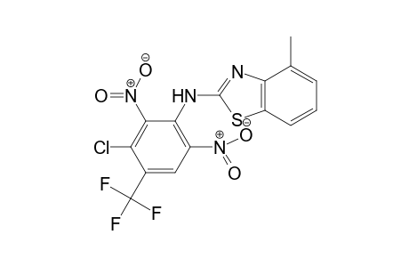 2-Benzothiazolamine, N-[3-chloro-2,6-dinitro-4-(trifluoromethyl)phenyl]-4-methyl-