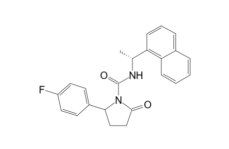 N-[(R)-1-(1-Naphthyl)ethyl]-5-(4-fluorophenyl)-2-pyrrolidone-1-carboxamide (isomer A)