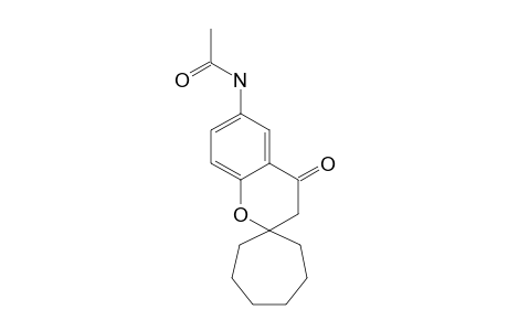 3',4'-DIHYDRO-4'-OXOSPIRO-[CYCLOHEPTANE-1,2'-(2'H)-[1]-BENZOPYRAN]-6'-ACETAMIDE