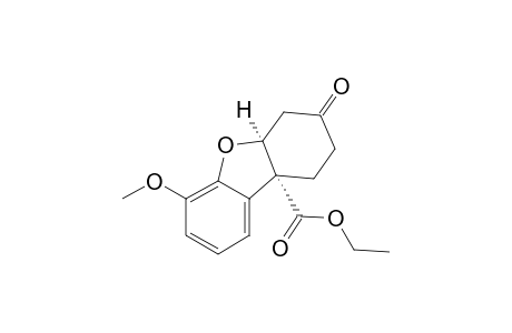 9a(5aH)-Dibenzofurancarboxylic acid, 6,7,8,9-tetrahydro-4-methoxy-7-oxo-, ethyl ester, cis-(.+-.)-