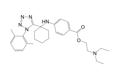 benzoic acid, 4-[[1-[1-(2,6-dimethylphenyl)-1H-tetrazol-5-yl]cyclohexyl]amino]-, 2-(diethylamino)ethyl ester