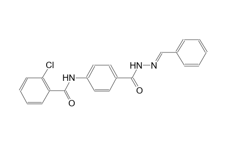 benzoic acid, 4-[(2-chlorobenzoyl)amino]-, 2-[(E)-phenylmethylidene]hydrazide