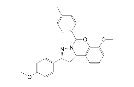 7-methoxy-2-(4-methoxyphenyl)-5-(4-methylphenyl)-1,10b-dihydropyrazolo[1,5-c][1,3]benzoxazine
