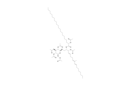 F13-3-PERACETYLATED;OPHIDIACEREBROSIDE-C-PERACETYLATED-(N=17);MAJOR-COMPONENT