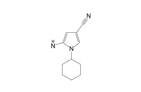 2-AMINO-4-CYANO-1-CYCLOHEXYL-PYRROLE;PROTONATED