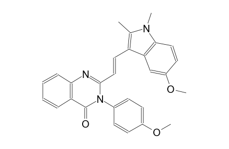 4(3H)-quinazolinone, 2-[(E)-2-(5-methoxy-1,2-dimethyl-1H-indol-3-yl)ethenyl]-3-(4-methoxyphenyl)-