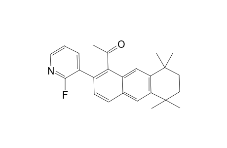 1-[2-(2-fluoranylpyridin-3-yl)-5,5,8,8-tetramethyl-6,7-dihydroanthracen-1-yl]ethanone