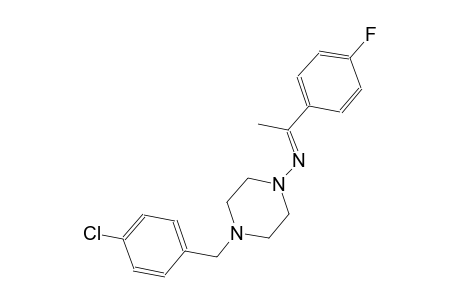 1-piperazinamine, 4-[(4-chlorophenyl)methyl]-N-[(E)-1-(4-fluorophenyl)ethylidene]-