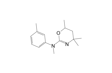 N,4,4,6-Tetramethyl-N-(3-methylphenyl)-5,6-dihydro-4H-1,3-oxazin-2-amine