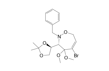 (3S,4'S)-2-Benzyl-5-bromo-3-(2',2'-dimethyl-1',3'-dioxolan-4'-yl)-4,4-dimethoxy-2,3,4,7-tetrahydro-[1,2]oxazepine
