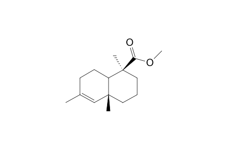 1,2,3,4,4a,7,8,8a - octahydro - 1.alpha.,4a.beta.,6 - trimethyl - naphthalene - 1.beta. - carboxylic acid methyl ester (configuration at C1 is [S])