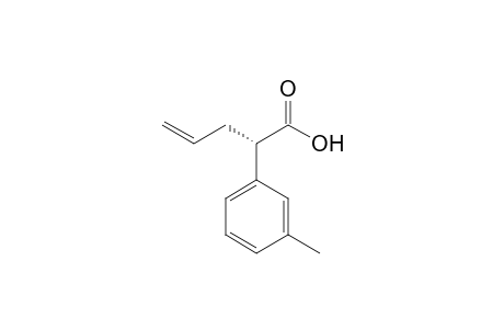 (2S)-2-(3-methylphenyl)-4-pentenoic acid