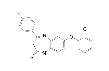 2,3-DIHYDRO-4-(PARA-METHYLPHENYL)-7-(ORTHO-CHLOROPHENOXY)-(1H)-1,5-BENZODIAZEPINE-2-THIONE