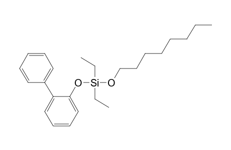 Silane, diethyloctyloxy(2-phenylphenoxy)-