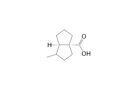 3a(1H)-Pentalenecarboxylic acid, hexahydro-1-methyl-, (1.alpha.,3a.alpha.,6a.alpha.)-(.+-.)-