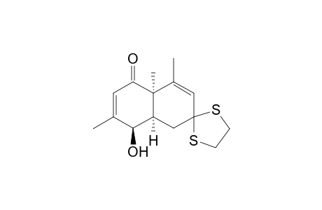 (4a'R,8'R,8a'R)-8',8a'-Dihydro-8'-hydroxy-4',4a',7'-trimethyl-1'Hspiro[1,3-dithiolane-2,2'-naphthalen]-5'(4a'H)-one