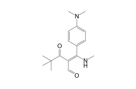 2-(t-Butylcarbonyl)-3-(methylamino)-3-[(4'-dimethylamino)phenyl]-2-propenal