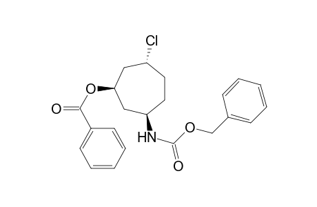 3.beta.-(benzoyloxy)-1.beta.-([(benzyloxy)carbonyl]amino)-5.alpha.-chlorocycloheptane