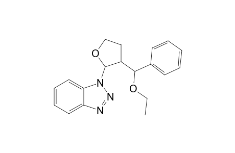 2-(BENZOTRIAZOL-1-YL)-3-(ALPHA-ETHOXYBENZYL)-TETRAHYDROFURANE