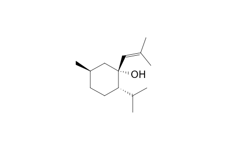 (1S*,2S*,5R*)-2-isopropyl-5-methyl-1-(2-methyl-1-propenyl)cyclohexanol