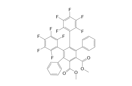 1,2-(CO2ME)2-4,5-(C6HF5)2-3,6-(C6H5)2-C6