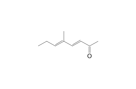 5-Methyl-3,5-octadien-2-one