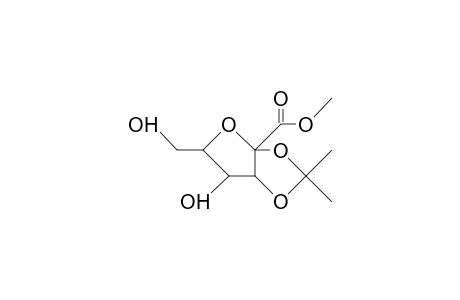 2,3-Isopropylidene-xylo-2-hexulofuranosonic acid, methyl ester